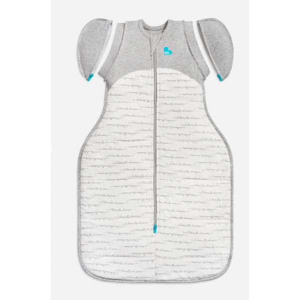 Love To Dream Υπνόσακος 2-σε-1 Swaddle Up 2.5tog  Large 6-9M White Dreamer L20-29-247-WHT-L