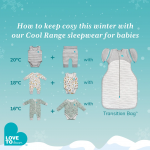 Love To Dream Υπνόσακος 2-σε-1 Swaddle Up 2.5tog  Large 6-9M White Dreamer L20-29-247-WHT-L