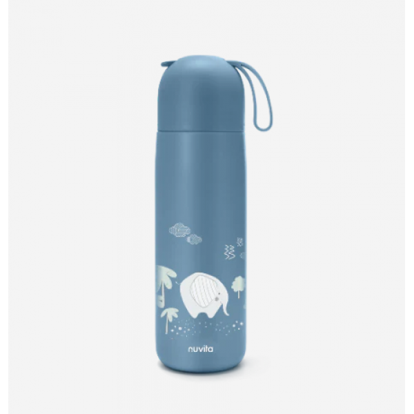 NUVITA Ανοξείδωτο Θερμός 400ml 4435 Powder Blue NU-PPCP0054