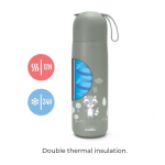 NUVITA Ανοξείδωτο Θερμός 400ml 4435 Powder Blue NU-PPCP0054