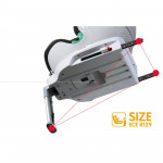 Sparco Κάθισμα Αυτοκινήτου I-Size & Top Tether Black Red SK6000IRD