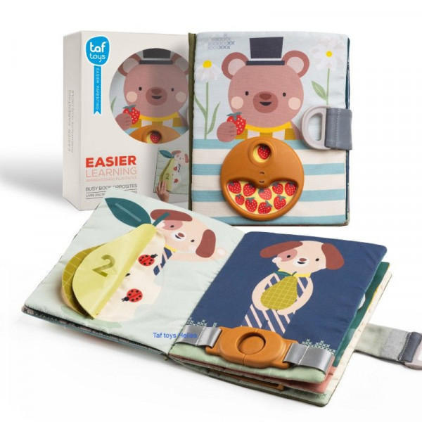 Taf Toys Βρεφικό Βιβλίο Φαντασίας Για 6+ Μηνών Busy Book T-13655