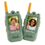 ZAZU Fun Walkie Talkie Παιδικά Επαναφορτιζόμενα με Κάμερα & Βιντεοκλήση – Πράσινο Sage ZA-WALKIETALKIE-02 ZAZU Fun Walkie Talkie Παιδικά Επαναφορτιζόμενα με Κάμερα & Βιντεοκλήση – Πράσινο Sage ZA-WALKIETALKIE-02