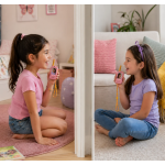 ZAZU Fun Walkie Talkie Παιδικά Επαναφορτιζόμενα με Κάμερα & Βιντεοκλήση – Ροζ ZA-WALKIETALKIE-03 ZAZU Fun Walkie Talkie Παιδικά Επαναφορτιζόμενα με Κάμερα & Βιντεοκλήση – Ροζ ZA-WALKIETALKIE-03