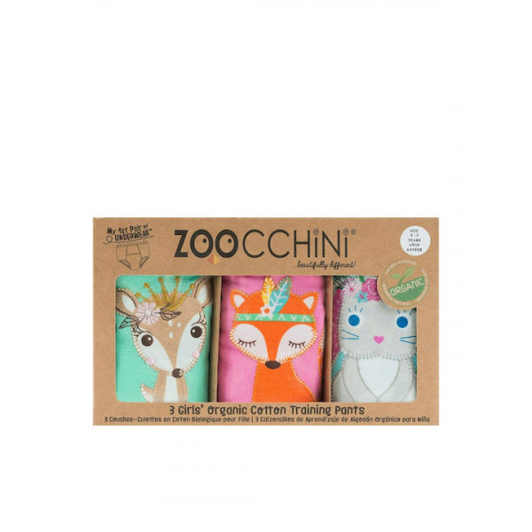 Zoocchini Εκπαιδευτικά Βρακάκια Woodland Rincesses 3E-4E ZOO13008-3T-4T