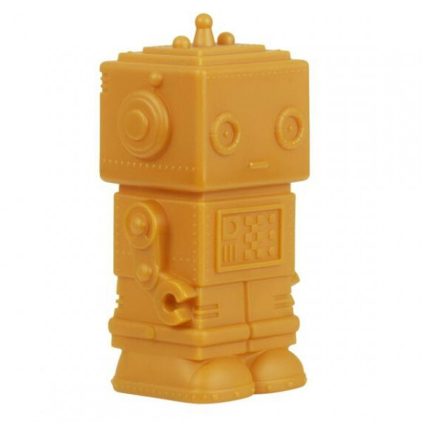 A Little Lovely Company Φωτάκι Νυκτός Little Light Robot Smokey Gold LLCRGR62