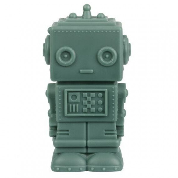 A Little Lovely Company Κουμπαράς PVC Robot 7,8x15,2x 6,6cm MBROGR17