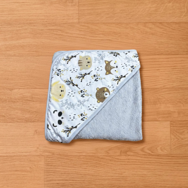 Abo Kάπα Μπουρνούζι Forest White 3042-130