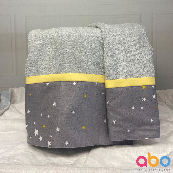 Abo Σετ βρεφικές πετσέτες 2τμχ Galaxy 3077-100