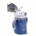 Abo Παγούρι Θερμός 300 ml Με Μαλακό Καλαμάκι Hello! Cow Are You? 313405