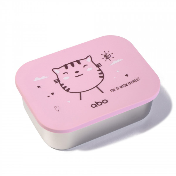 Abo Ανοξείδωτο Φαγητοδοχείο Με Χωρίσματα 1200ml YOU’RE MEOW FAVORITE 313501