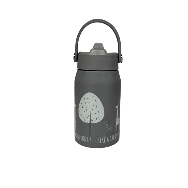 Abo Ανοξείδωτο Μπουκάλι-Θερμός 350ml με Χερούλι –ALWAYS LOOK UP LIKE A GIRAFFE 314202
