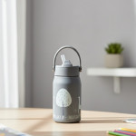 Abo Ανοξείδωτο Μπουκάλι-Θερμός 350ml με Χερούλι –ALWAYS LOOK UP LIKE A GIRAFFE 314202