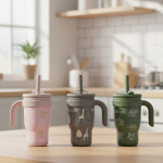 Abo Ανοξείδωτο Μπουκάλι-Θερμός 350ml με Χερούλι & Καλαμάκι – IN A FAST WORLD BE A TURTLE 314703 Abo Ανοξείδωτο Μπουκάλι-Θερμός 350ml με Χερούλι & Καλαμάκι – IN A FAST WORLD BE A TURTLE 314703
