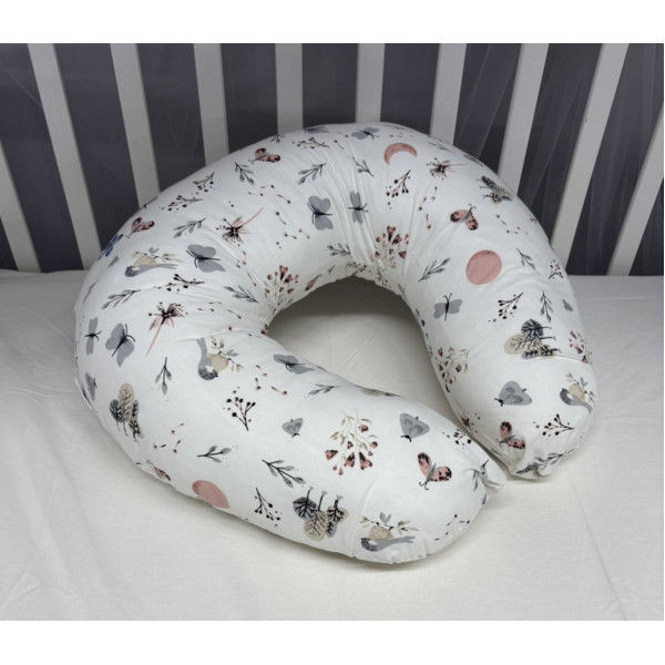 Abo Μαξιλάρι θηλασμού Flowers & butterflies ABO.8074.805