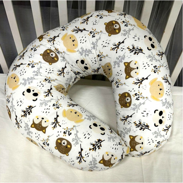 Abo Μαξιλάρι θηλασμού Forest white ABO.8074.807