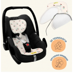 Aeromoov Αντι-ιδρωτικό κάλυμμα Air Layer 0-13kg για κάθισμα αυτοκινήτου - Group 0 Cherries AL-0-CHS