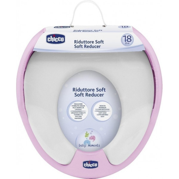 Chicco Βάση Λεκάνης Μαλακή Baby Moments Ροζ 18m+ 06572-00