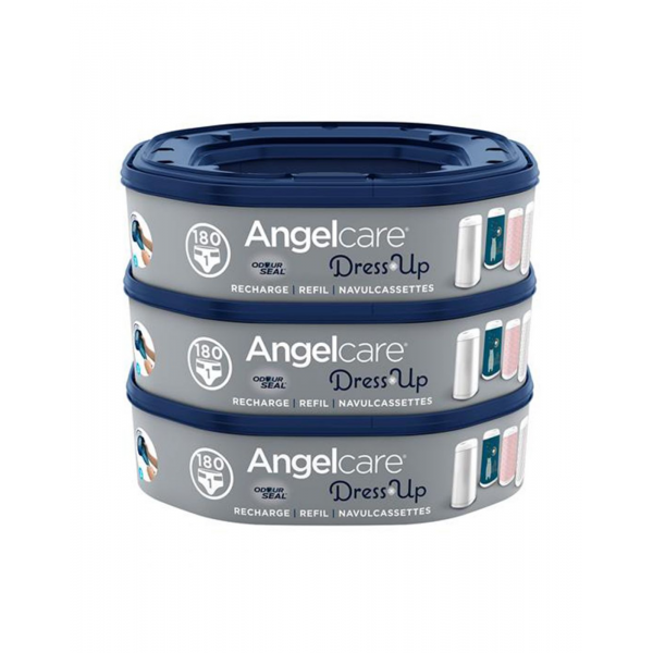 Angelcare Ανταλλακτικές κασέτες 3pack Dress Up Octogonales BR77373