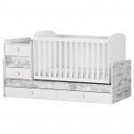 Arbor Baby Πολυμορφικό Παιδικό Κρεβάτι Arbor Baby & Junior Grey Antique BJ23201