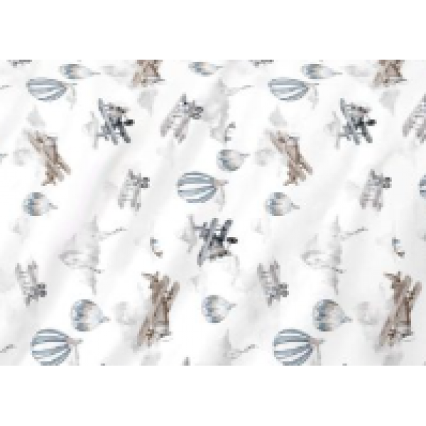 Astron Βρεφικά Σεντόνια Κούνιας Sky Fly 70cmx140cm 7874