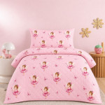 Astron Παιδικό Κουβερλί Μονό Σετ Fairytale Girls 80111 Astron Παιδικό Κουβερλί Μονό Σετ Fairytale Girls 80111