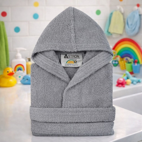 Astron Παιδικό Μπουρνούζι 10Ε-12Ε Grey 8348