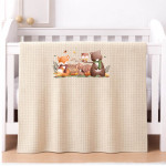 Astron Βρεφική Κουβέρτα Πικέ Κούνιας 110 Χ 140 Beige 8652