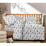 Astron Βρεφικά Σετ Σεντόνι Κούνιας Με Λάστιχο Trucks 8724