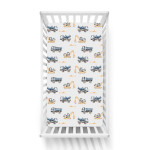 Astron Βρεφικά Σετ Σεντόνι Κούνιας Με Λάστιχο Trucks 8724