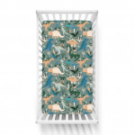 Astron Βρεφικά Σετ Σεντόνι Κούνιας Με Λάστιχο Dinosaurs 8728