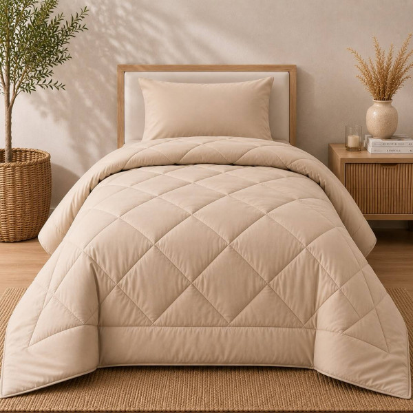 Astron Πάπλωμα Μονό 160×240cm Beige 999926