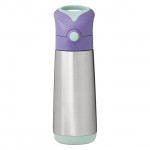b.box Ισοθερμικό Παγούρι Με Καλαμάκι 12m+ 500ml Lilac Pop BB500103