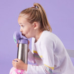 b.box Ισοθερμικό Παγούρι Με Καλαμάκι 12m+ 500ml Lilac Pop BB500103