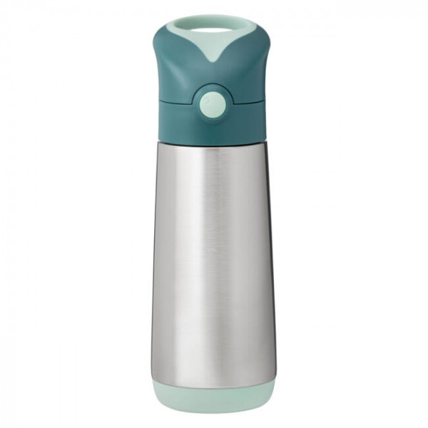 b.box Ισοθερμικό Παγούρι Με Καλαμάκι 12m+ 500ml Emerald Forest BB500107