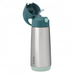 b.box Ισοθερμικό Παγούρι Με Καλαμάκι 12m+ 500ml Emerald Forest BB500107