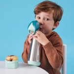 b.box Ισοθερμικό Παγούρι Με Καλαμάκι 12m+ 500ml Emerald Forest BB500107