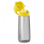 b.box Ισοθερμικό Παγούρι Με Καλαμάκι 12m+ 500ml Lemon Sherbet BB500136