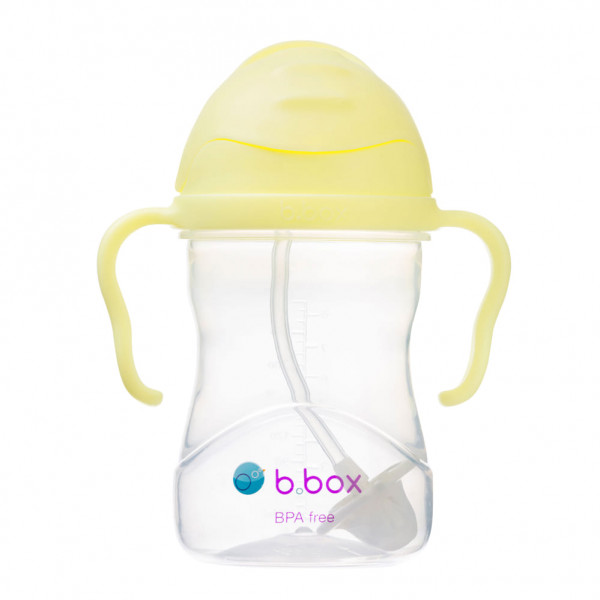 b.box Εκπαιδευτικό Ποτηράκι Με Καλαμάκι 6m+ 240ml Banana Split BB522