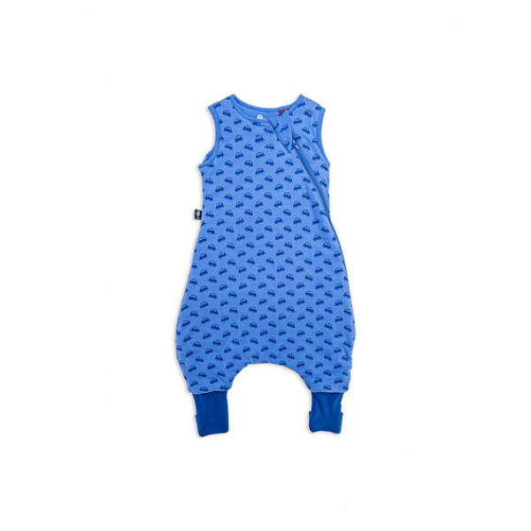 BabyBliss Υπνόσακος Φθινοπωρινός/Ανοιξιάτικος 6-18m με ποδαράκια από οργανικό βαμβάκι 1.0 tog VROOM Cars BLISS-JMP-0046