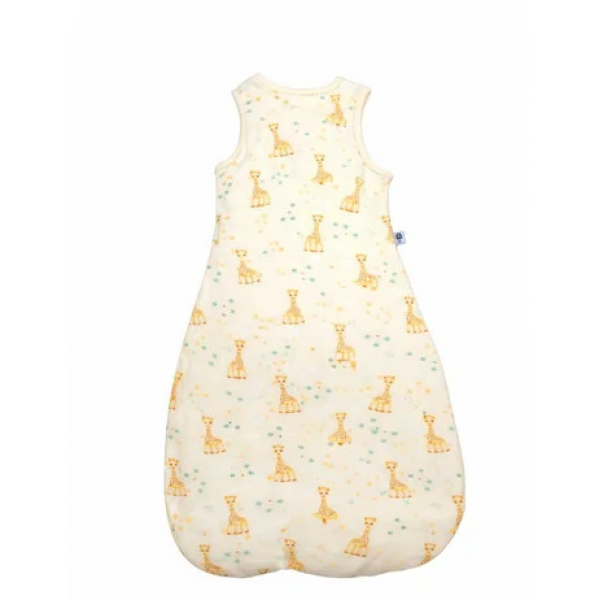BabyBliss Υπνόσακος Φθινοπωρινός/Ανοιξιάτικος 0-6m με ποδαράκια από οργανικό βαμβάκι 1.0 tog Vanilla BLISS-SAC-S016