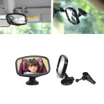 Babywise Middle 2 in 1 baby Mirror – Black BW006