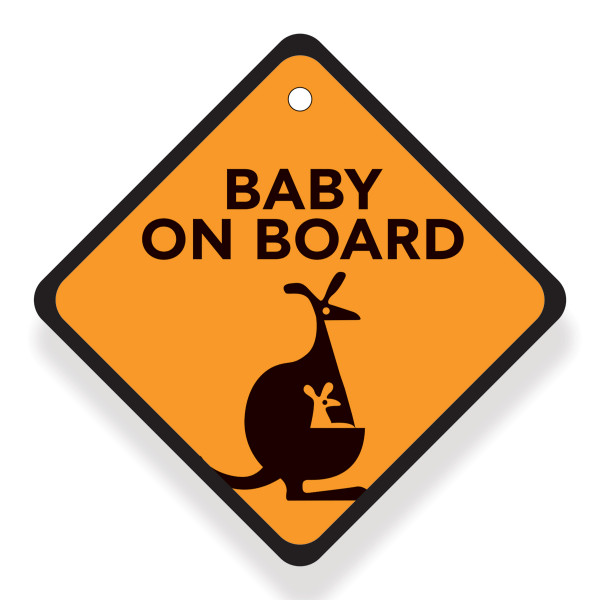 Babywise Cartoon Baby on Board BW007