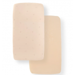 BAMBOOM Κατωσέντονα Λίκνου με λάστιχο 80x40cm Animal Friends Pink 217-304