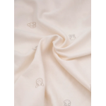 BAMBOOM Κατωσέντονα Λίκνου με λάστιχο 80x40cm Animal Friends Pink 217-304