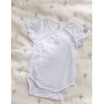 BAMBOOM Κορμάκι Κοντομάνικο 2τμχ κορμάκι White-Light Blue 528-03
