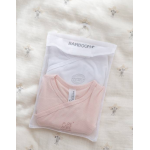 BAMBOOM Κορμάκι Κοντομάνικο 2τμχ κορμάκι White-Pink 528-04
