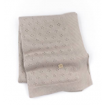 BAMBOOM Βρεφική Κουβέρτα Πλεκτή 75x100 Camel 542-33