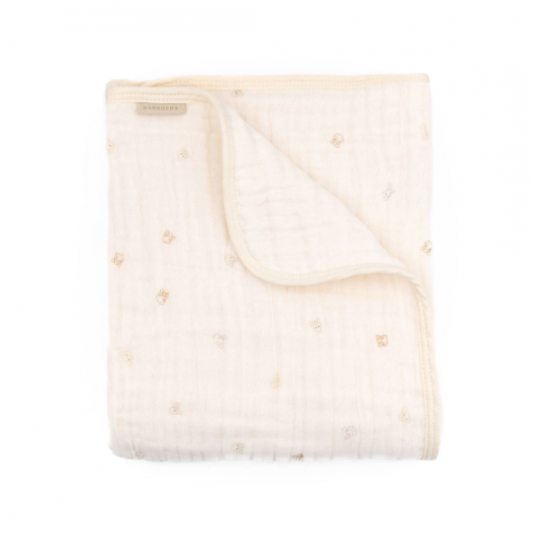 BAMBOOM Βρεφική Κουβέρτα 75x100 Animal Friends 777M-236