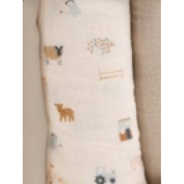 BAMBOOM Σετ Μουσελίνα 70x70cm 3τμχ Swaddle M The Farm 930-133